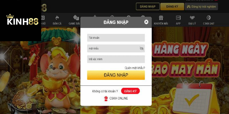 Cách đăng nhập Kinh88 siêu tốc cho người mới
